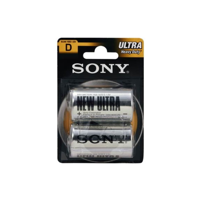 Sony 2 UNIDADES BLISTER CLORURO DE CINC MONO 1.5V