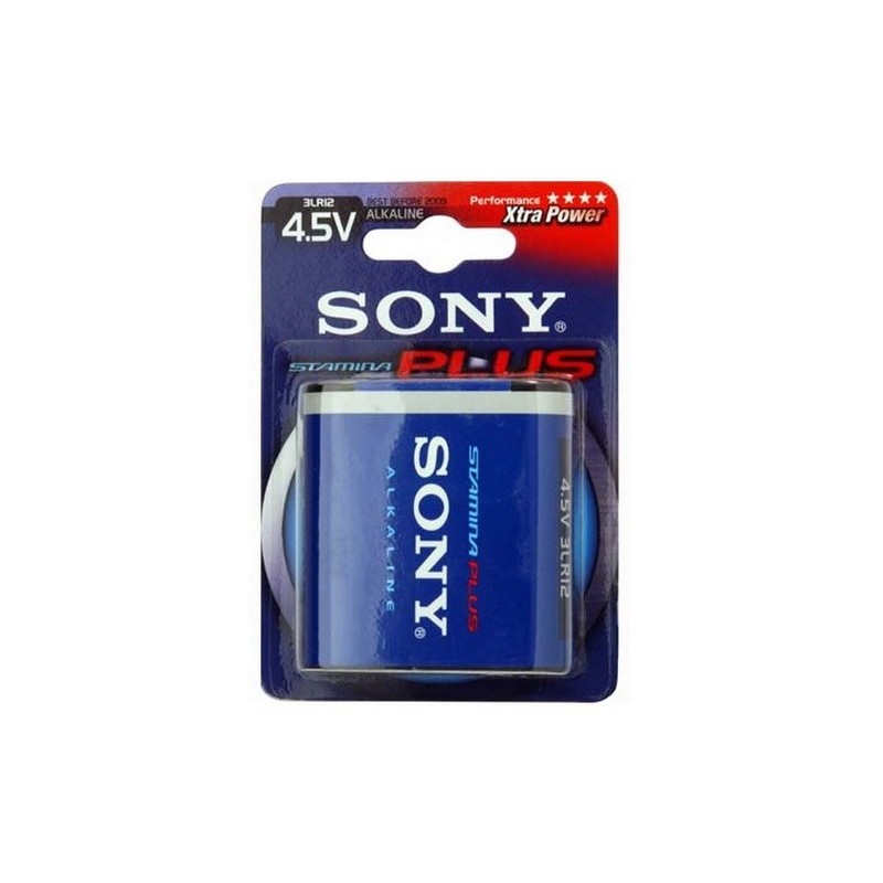 Sony 1PC BLISTER ALCALINA STAMINA PLUS 1PC 3LR12 4.5V