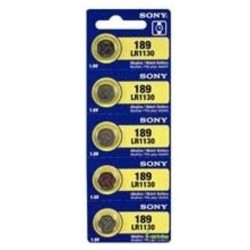 Sony LR1130 ALCALINA 70MAH 1.5V 5 UNIDADES STRIP PACK REMOVABLE