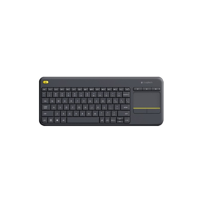 Logitech INALÁMBRICO TÁCTIL TECLADO K400 NEGRO PLUS