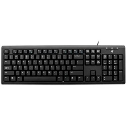 V7 TECLADO USB MULTIMEDIA ADAPTADOR PS2 IDIOMA INGLÉS