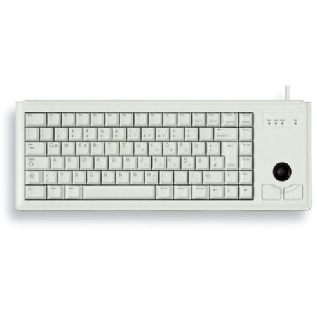 Cherry TECLADO USB ALEMÁN MX-GOLD SLIMLINE GRIS CLARO TRACKBALL