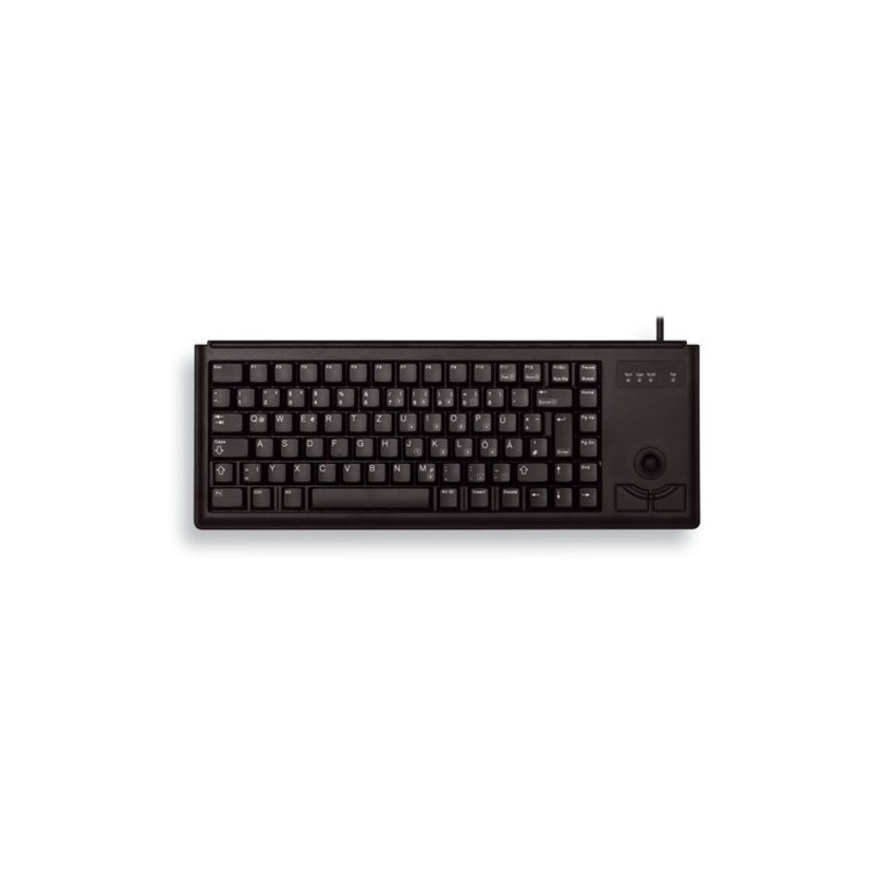 Cherry TECLADO COMPACT G84-4400 TRACKBALL USB NEGRO DIST. AMERICANO