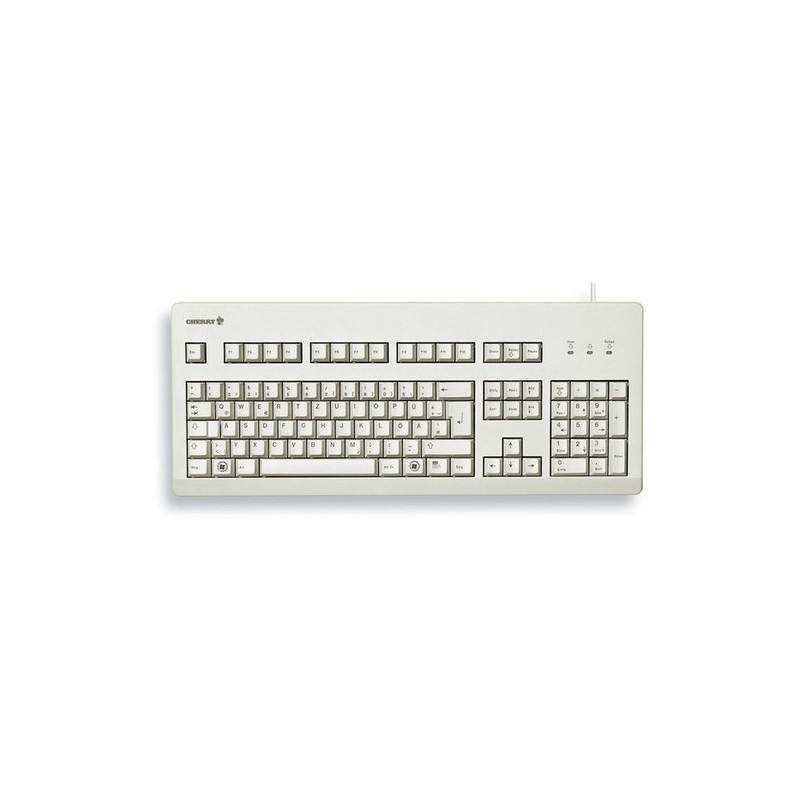 Cherry TECLADO G80-3000 USB PS/2 GRIS CLARO IDIOMA ESPAÑOL