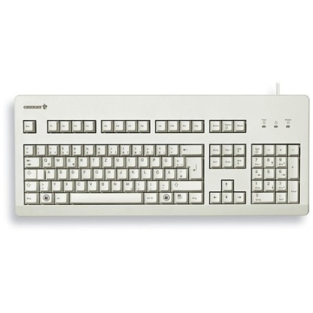 Cherry TECLADO G80-3000 USB PS/2 GRIS CLARO USB IDIOMA INGLÉS