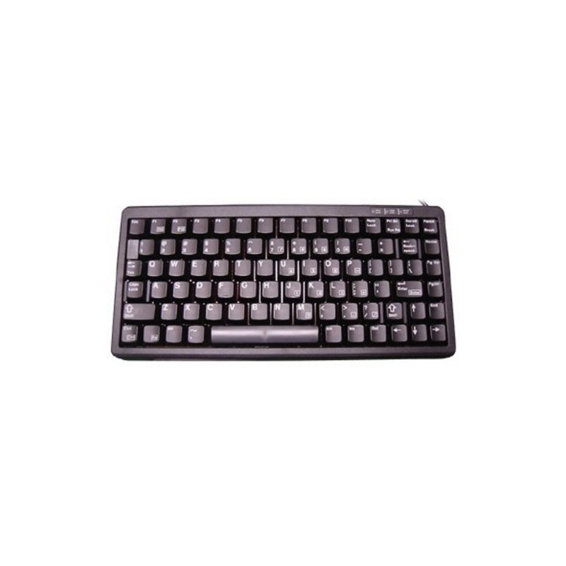 Cherry TECLADO COMPACT G84-4100 USB PS/2 IDIOMA SUIZO NEGRO