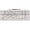 Cherry TECLADO KC 1000 SC BLANCO-GRIS USB ALEMÁN