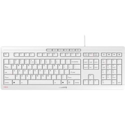 Cherry TECLADO STREAM DIST. AMERICANO SYM BLANCO-GRIS