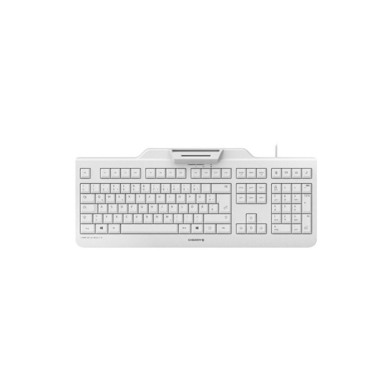 Cherry TECLADO SECURE BOARD 1.0 GRIS CONTACTLESS SMARTCARD ALEMÁN