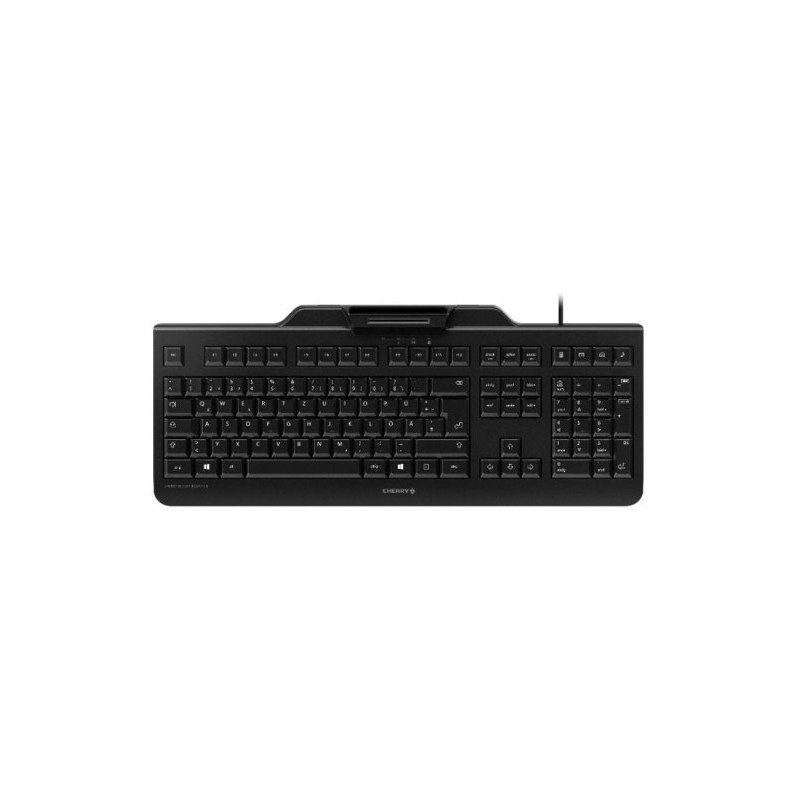 Cherry TECLADO SECURE BOARD 1.0 NEGRO CONTACTLESS SMARTCARD ALEMÁN