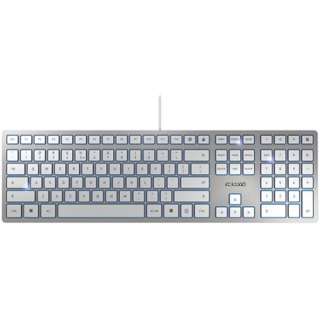 Cherry TECLADO KC 6000 SLIM USB US IDIOMA INGLÉS