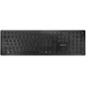 Cherry TECLADO KW 9100 SLIM INALÁMBRICO NEGRO IDIOMA SUIZO