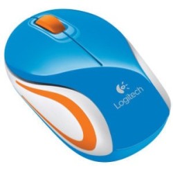 Logitech INALÁMBRICO MINI RATÓN M187 AZUL