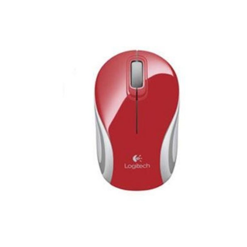 Logitech RATÓN INALAMBRICO MINI M187 ROJO USB PARA PORTÁTIL