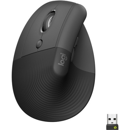 Logitech RATÓN INALAMBRICO LIFT LEFT VERTICAL ERGO GRAFITO NEGRO