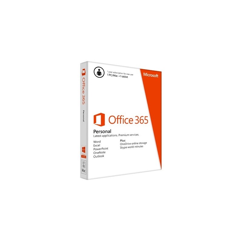 Microsoft OFFICE 365 PERSONAL 32/64 ALL 1AÑO ONLINE EUROZONA C2R NR