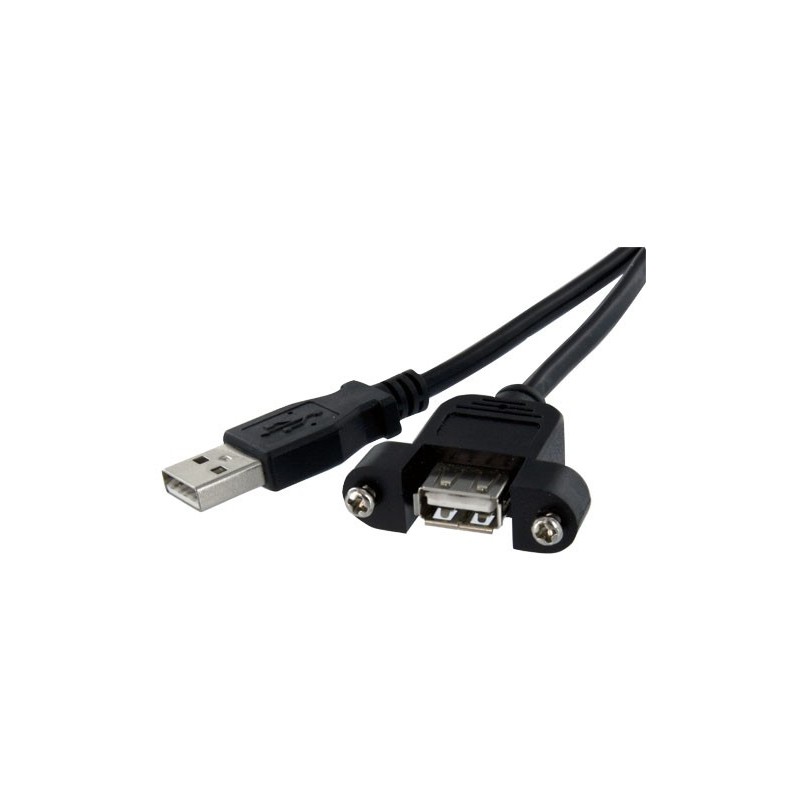 StarTech 1 FT USB 2.0 PANEL MOUNT CABLE A TO A - PARA M