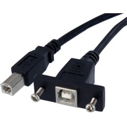 StarTech CABLE 30CM USB B MONTAJE PANEL EXTENSION USB B MACHO A HEMBRA