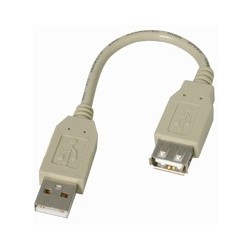 StarTech CABLE 15CM EXTENSION ALARGADOR USB A 2.0 MACHO A HEMBRA