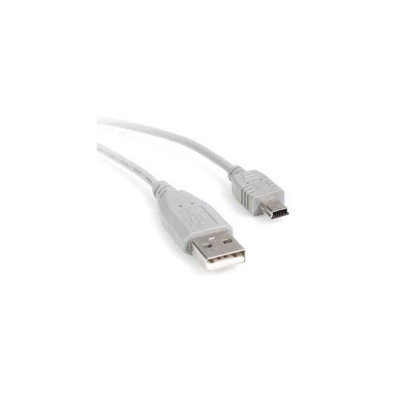 StarTech CABLE 15CM ADAPTADOR MINI USB B MACHO A USB A MACHO GRIS