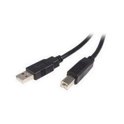 StarTech CABLE 5M USB 2.0 USB A MACHO A USB B HEMBRA IMPRESORA NEGRO