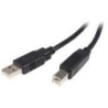 StarTech CABLE 5M USB 2.0 USB A MACHO A USB B HEMBRA IMPRESORA NEGRO