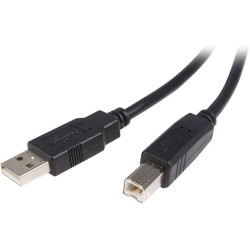 StarTech CABLE 1M USB B MACHO A USB A MACHO IMPRESORA USB 2.0 NEGRO