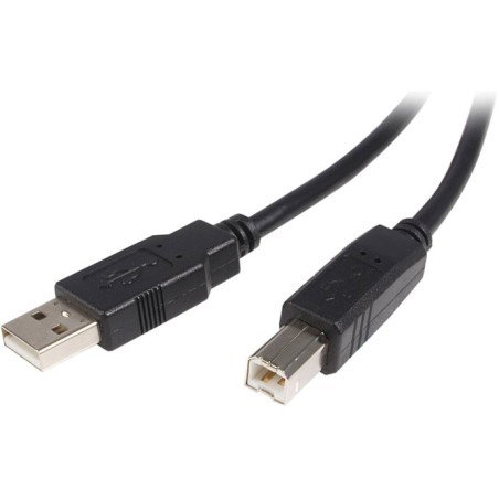 StarTech CABLE 1M USB B MACHO A USB A MACHO IMPRESORA USB 2.0 NEGRO