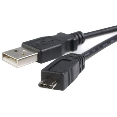 StarTech CABLE 2M ADAPTADOR CARGADOR MICROUSB B MACHO A USB A MACHO