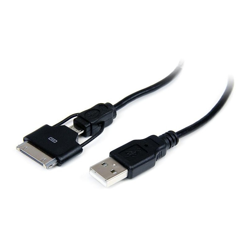 StarTech CABLE 65CM COMBO CONECTOR DOCK MICROUSB IPAD IPOD IPHONE USB