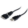 StarTech CABLE 65CM COMBO CONECTOR DOCK MICROUSB IPAD IPOD IPHONE USB