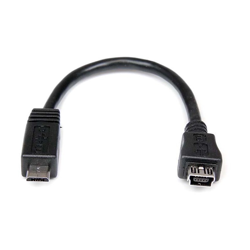 StarTech CABLE 15CM ADAPTADOR MICRO USB A MINI USB MACHO A HEMBRA