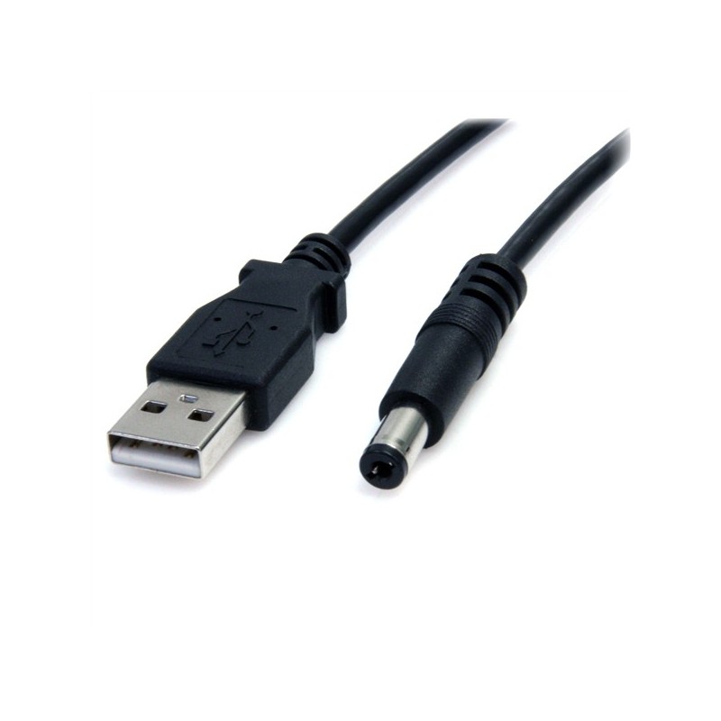 StarTech CABLE 2M ALIMENTACION USB A MACHO A CONECTOR TIPO M 5V DC