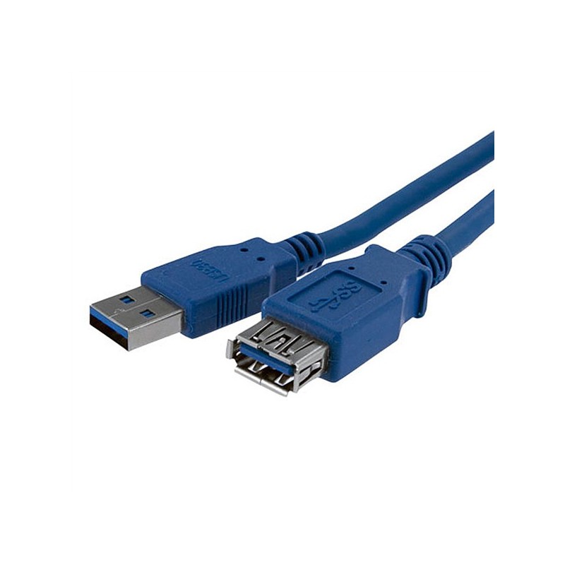 StarTech CABLE 1M EXTENSION PASIVO USB 3.0 MACHO A HEMBRA USB A AZUL