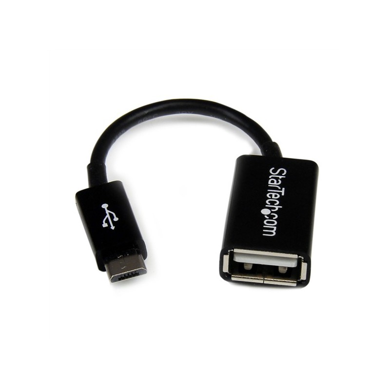 StarTech CABLE 10CM ADAPTADOR MICRO USB MACHO A USB A HEMBRA OTG