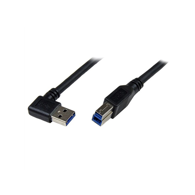 StarTech CABLE 1M USB 3.0 USB B MACHO A USB A MACHO EN ANGULO DERECHO