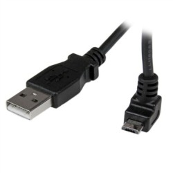 StarTech 1M ANGLED MICRO USB CABLE USB A ÁNGULO HACIA ARRIBA MICRO US