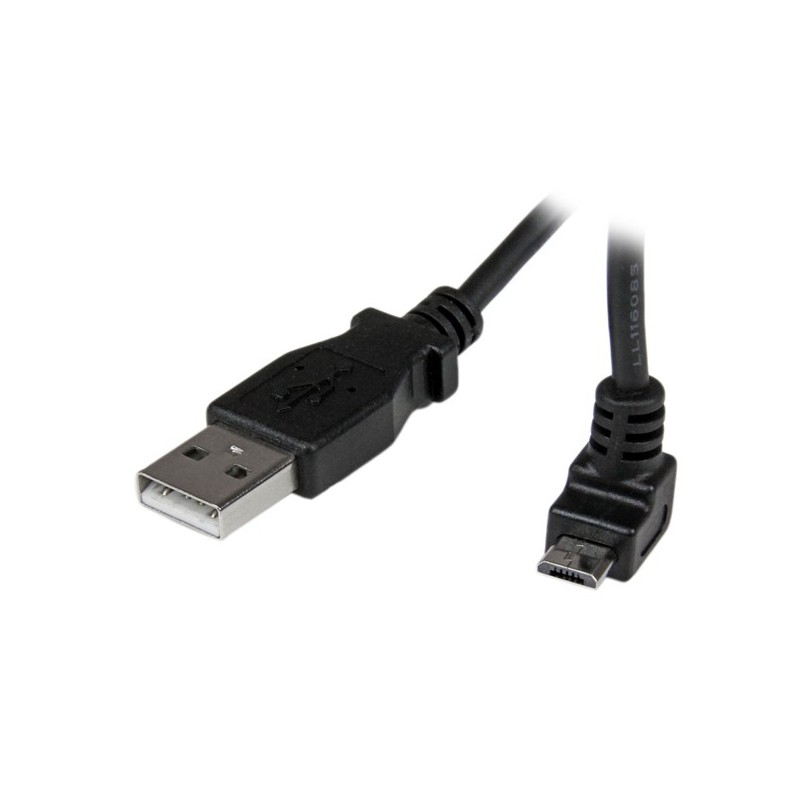 StarTech CABLE 2M MICRO USB B A USB A ACODADO HACIA ARRIBA ADAPTADOR