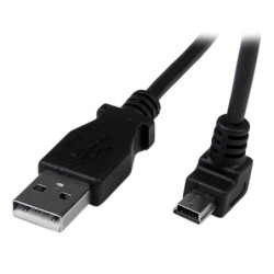 StarTech 2M ANGLED MINI USB CABLE USB A DOWN ANGLE MINI USB CABLE