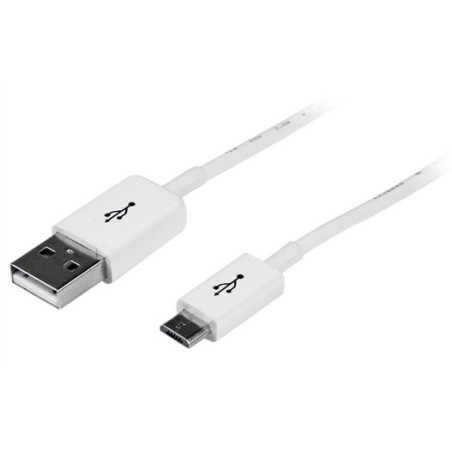 StarTech 1M USB A A MICRO B CABLE - CHARGING CABLE DATOS - BLANCO