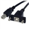 StarTech PANEL MOUNT USB PROLONGACIÓN DE CABLE HEMBRA A MACHO USB B P