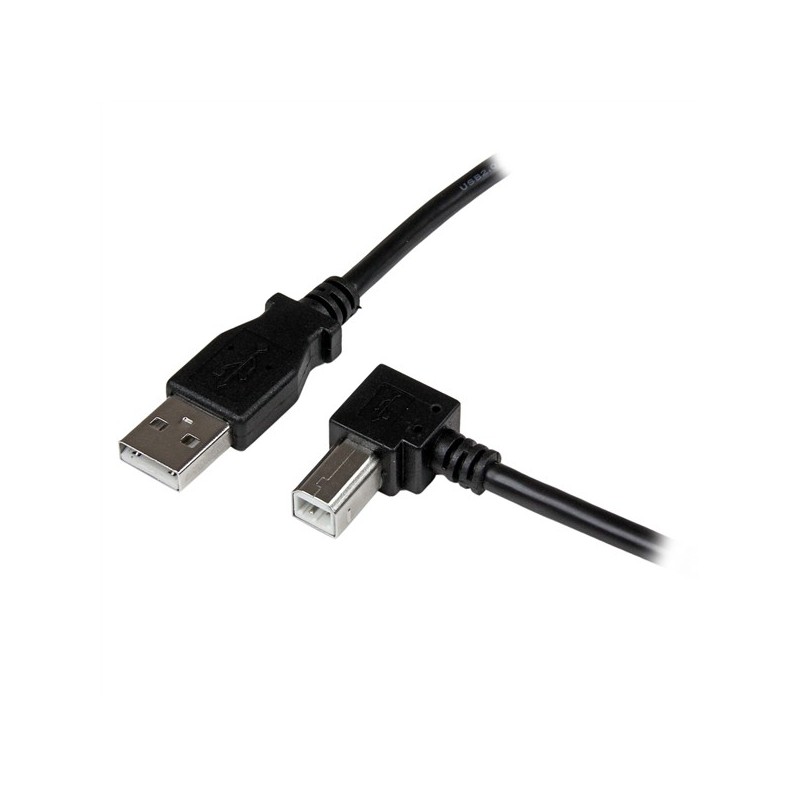 StarTech 2M ANGULO RECTO USB CABLE IMPRESORA - USB 2.0 A TO B CABLE