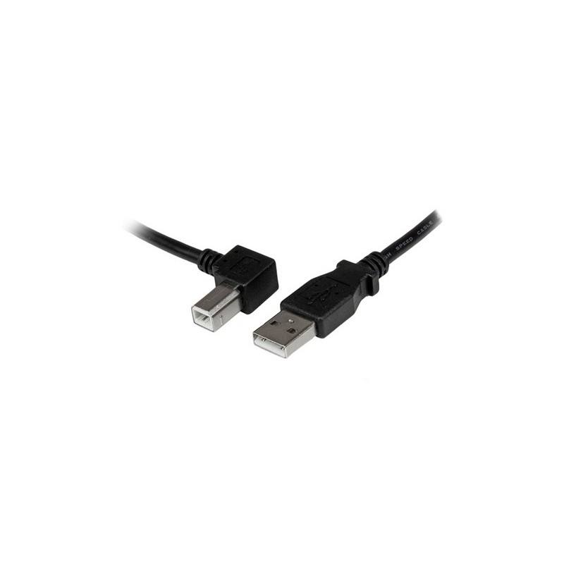 StarTech 2M ANGULO IZQUIERDO USB CABLE IMPRESORA - USB 2.0 A TO B CABL