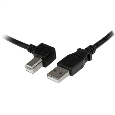 StarTech CABLE USB 1M IMPRESORA USB A USB B ACODADO ANGULO IZQUIERDO