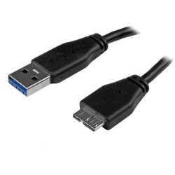 StarTech 15CM SLIM USB 3.0 MICRO B CABLE SHORT USB 3.0 A A MICRO B CAB