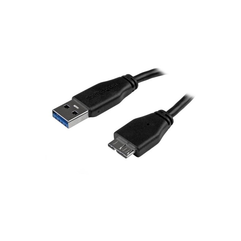 StarTech 15CM SLIM USB 3.0 MICRO B CABLE SHORT USB 3.0 A A MICRO B CAB