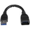 StarTech 6" USB 3.0 PORT SAVER CABLE - A MACHO A A FEMALE EXTENSION