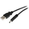 StarTech 2M USB A 5V DC CABLE DE CORRIENTE TYPE H BARREL USB A 3.4MM