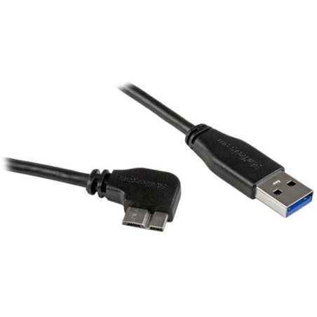 StarTech 1M A A ANGULO RECA MICRO USB CABLE MACHO/MACHO SLIM 5 GBPS