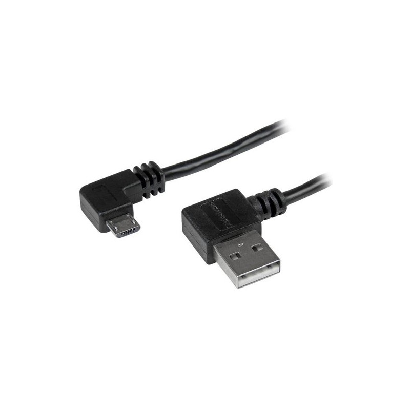 StarTech 1M USB 2.0 A A MICRO B CABLE MACHO/MACHO CON ANGULO RECTO CON